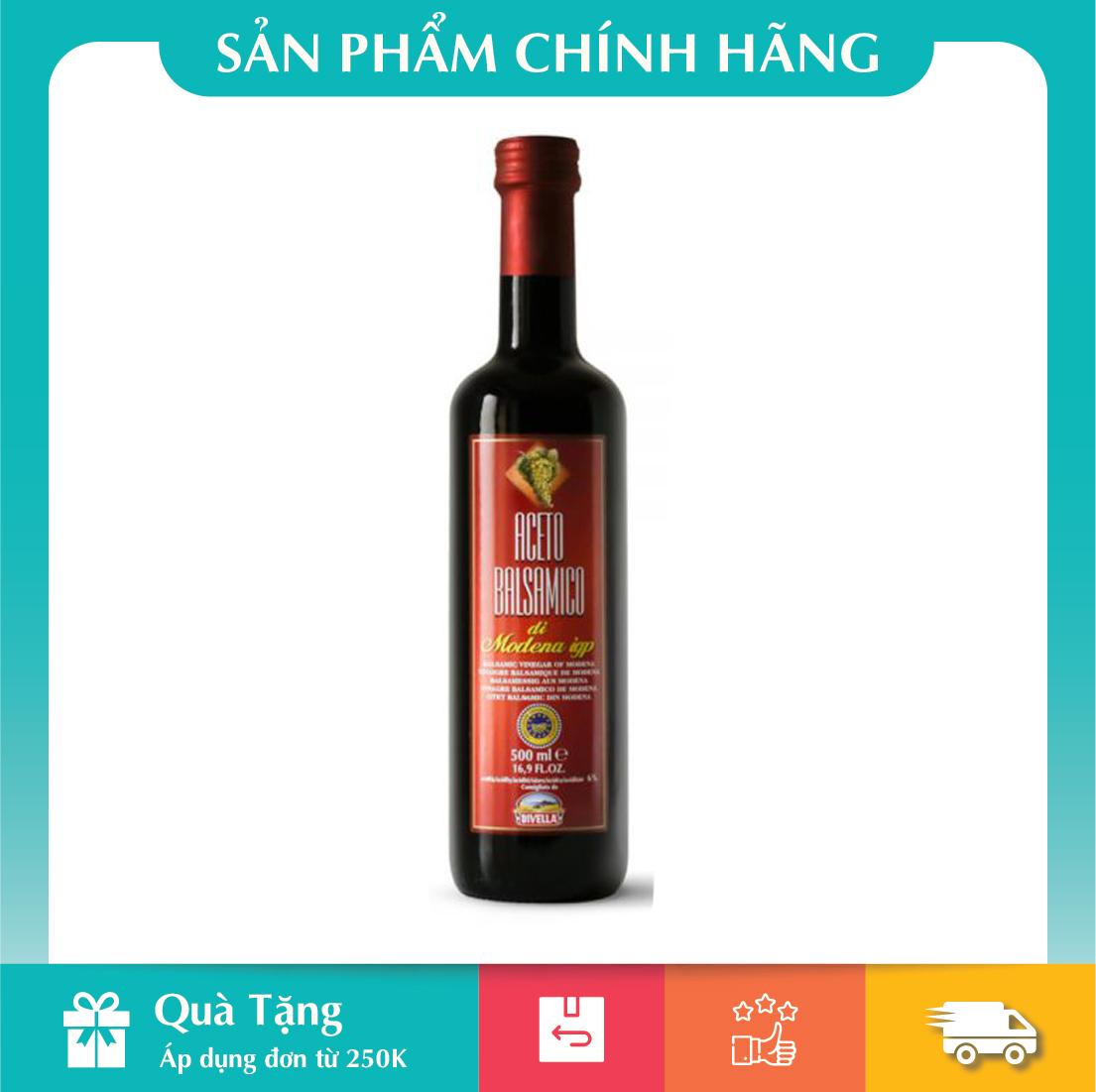 [HOÀN TIỀN MAX 10%][ HÀNG CÔNG TY NHẬP KHẨU ] Giấm Aceto Baisamico Divella 500ml