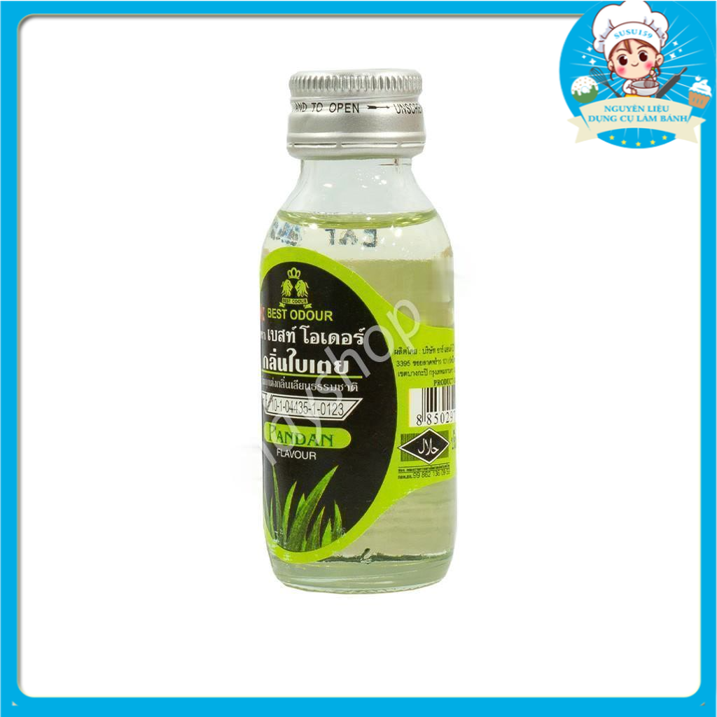 Tinh Chất Lá Dứa Thái Lan Best Odour Chai Thủy Tinh (30ml) Tạo Hương Thơm Cho Món Ăn Và Làm Bánh....