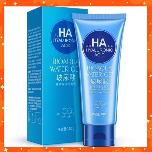 [HCM]Sữa rửa mặt cấp nước HA - BIOAQUA - Sạch mụn - Thải độc chì- Sáng da