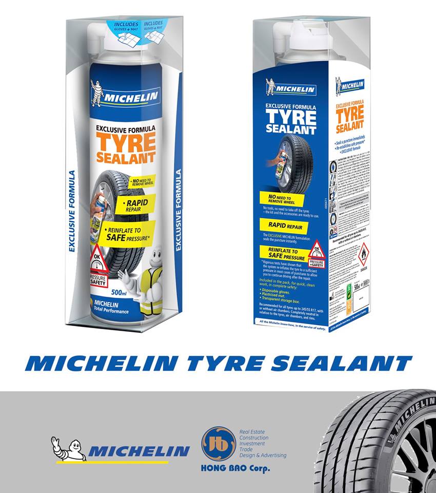 Chế phẩm cao su non và vá lốp khẩn cấp 500ml Michelin W32699