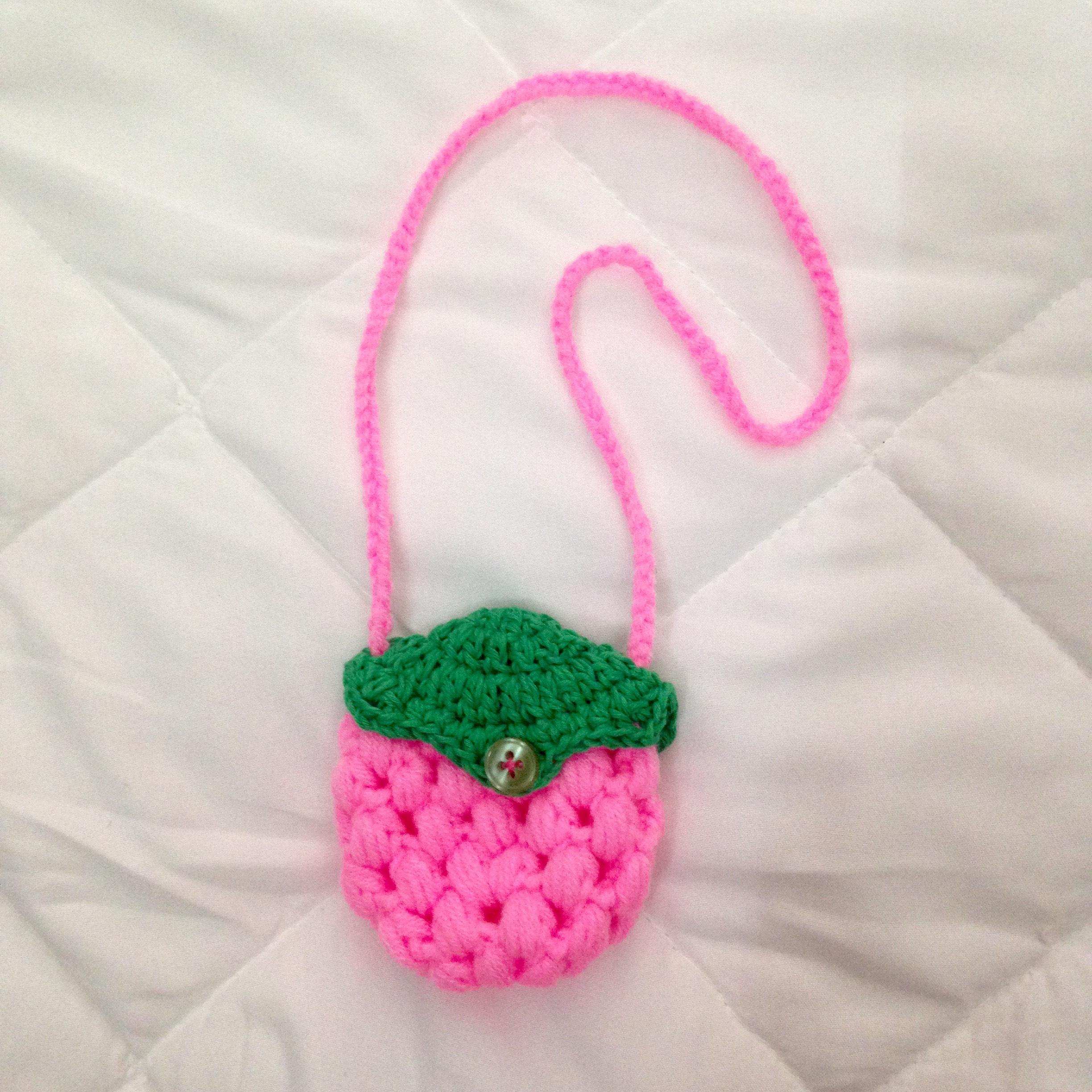 Túi len đựng tỏi mini cho bé handmade ( Màu ngẫu nhiên )
