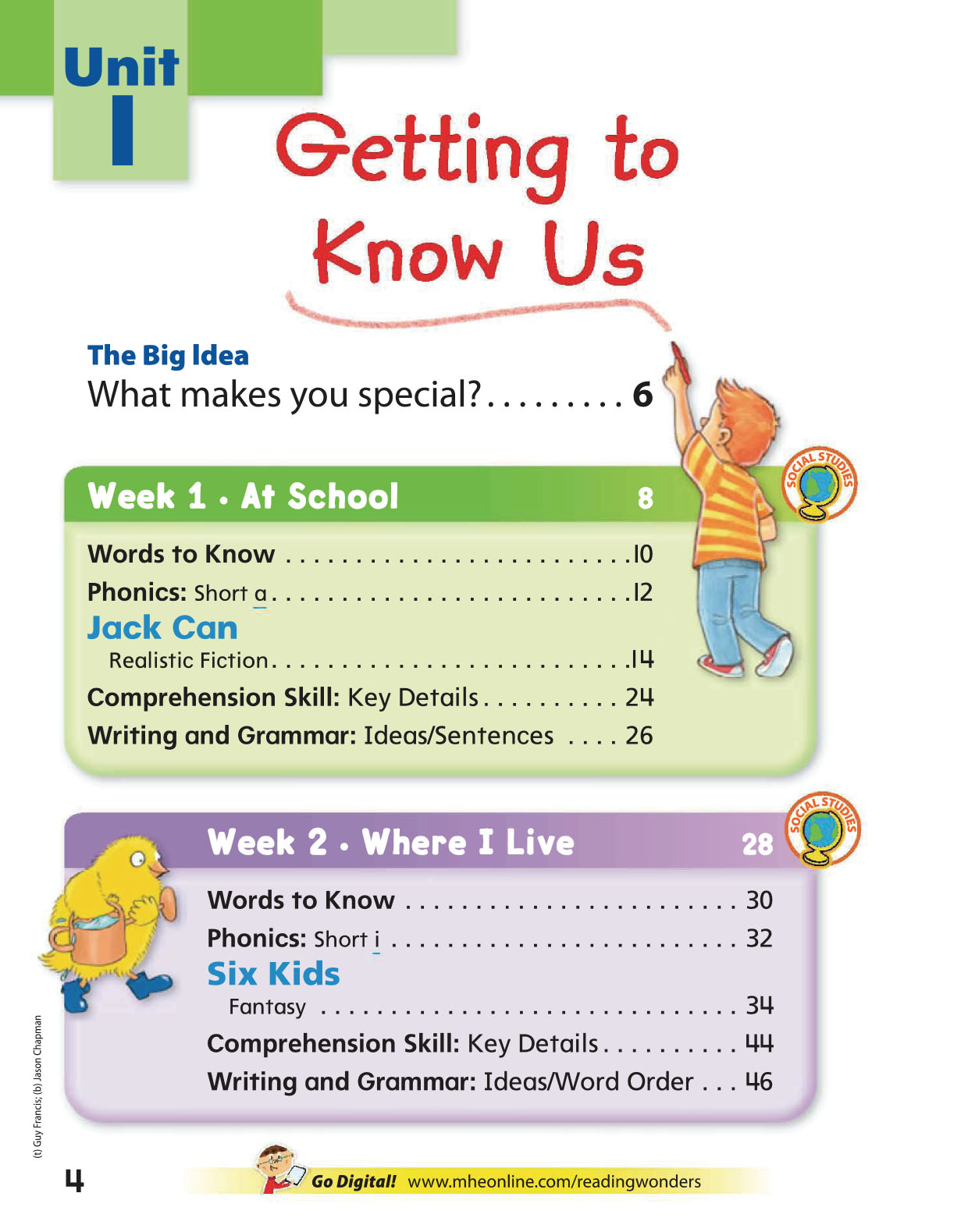 4 quyển WONDERS READINGWRITING WORKSHOP GRADE 1 PART 1 - 4