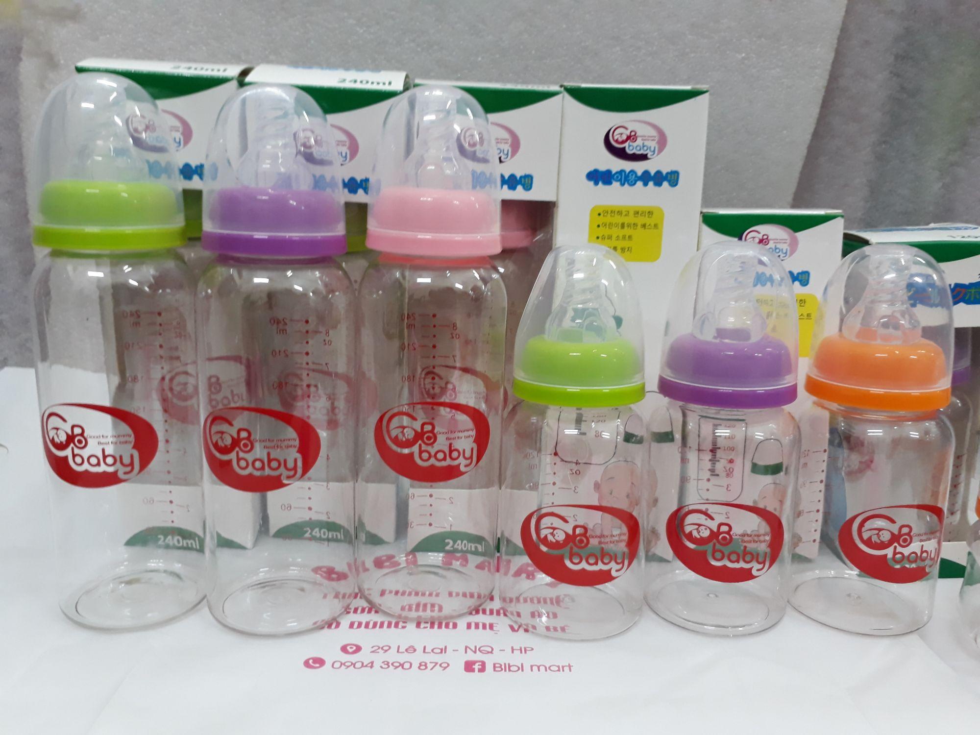 Bình sữa Gb baby cổ hẹp 60ml/120ml/240ml