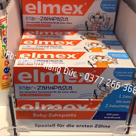 KEM ĐÁNH RĂNG ELMEX TRẺ EM - NGUỒN HÀNG ĐỨC