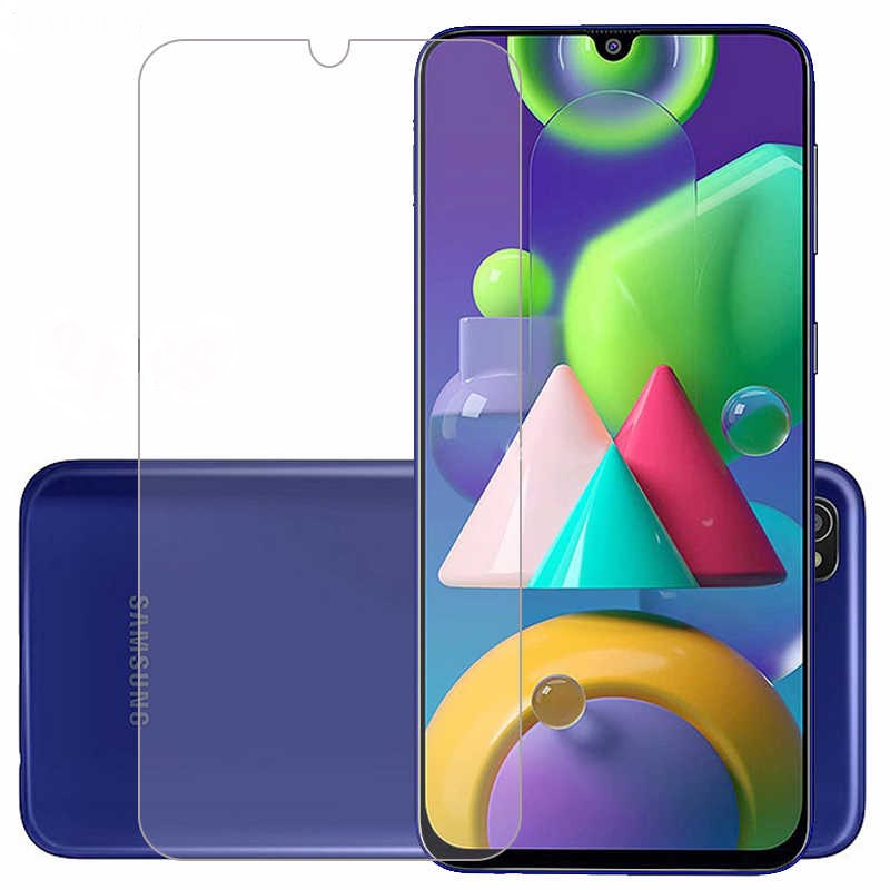 Kính cường lực trong suốt Samsung Galaxy M21 (Kèm miếng lau)