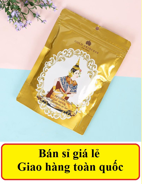 Miếng Dán Thải Độc Chân Lanna Foot Patch Thái Lan(10 MIẾNG)