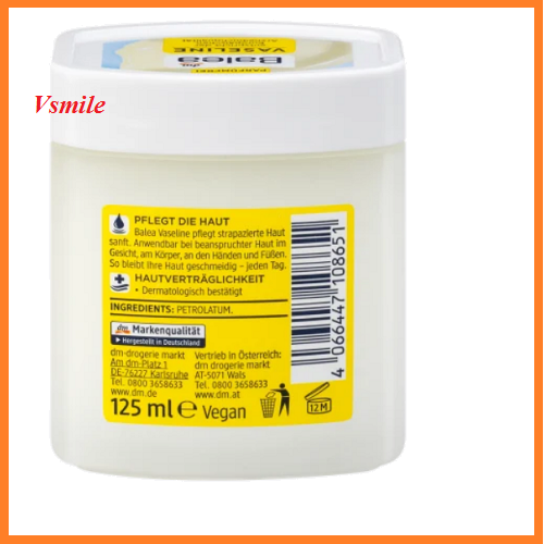 Kem nẻ Vaseline Balea 125ml làm mềm da- hàng nội địa Đức