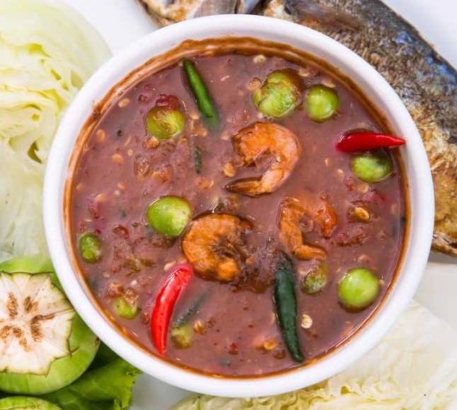 Shrimp sauce Thailand Brand 2 chickens special delicious shrimp paste Adoma กะปิตราไก่คู่