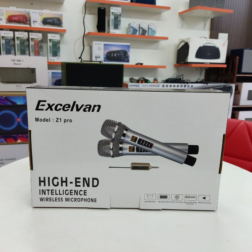 Micro Karaoke không dây Excelvan Z1 Pro, bảo hành 6 tháng