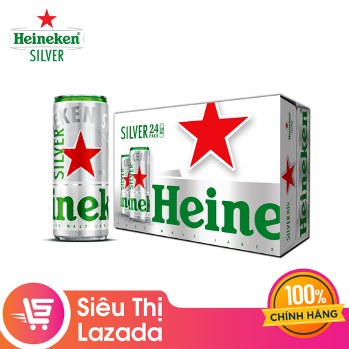  Địa chỉ phân phối Thùng 24 lon bia Heineken Silver -nguyên liệu ngẫu nhiên thời thượng chừng vấp thấp  đích thị 273132221_VNAMZ-415958141