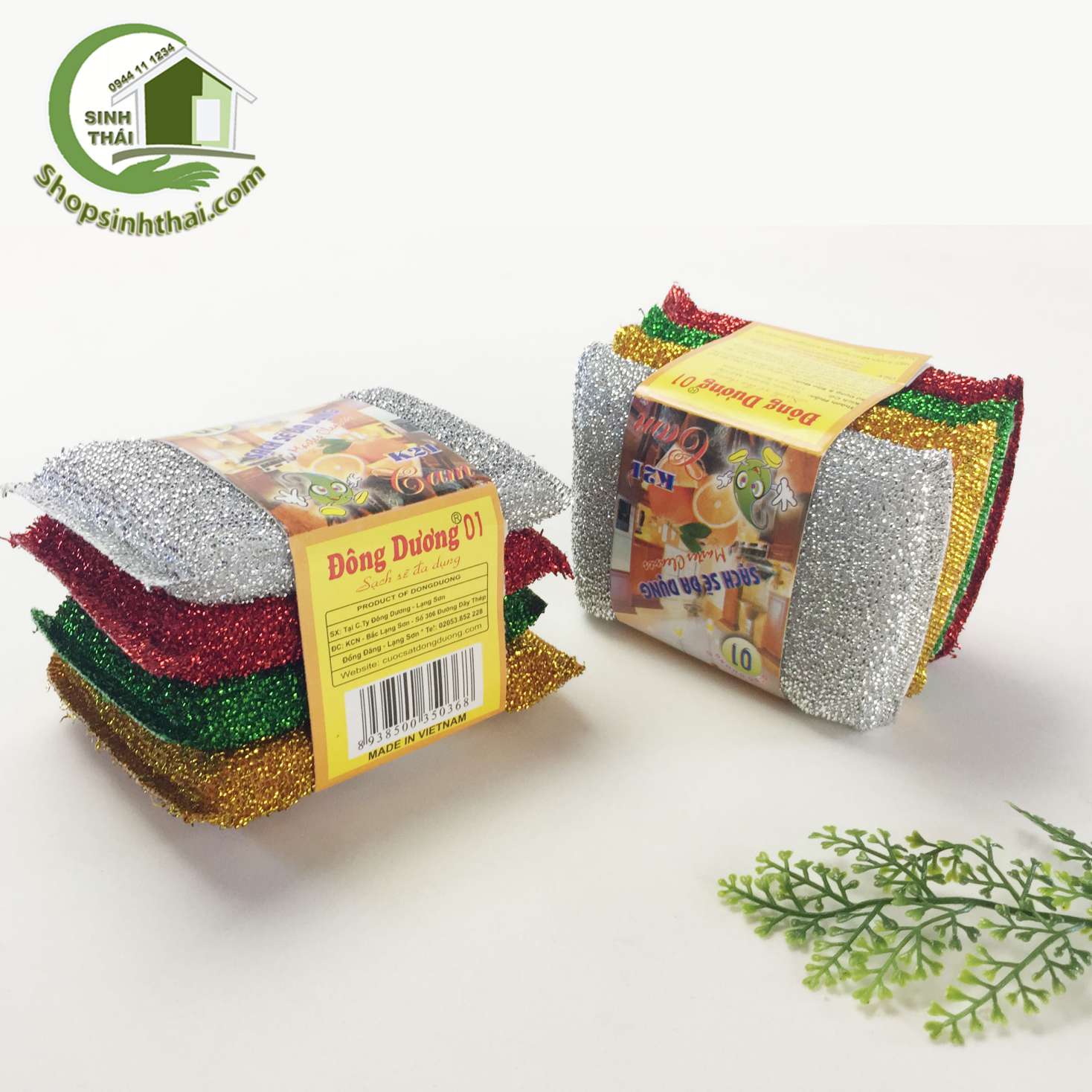 [HCM]Hai Miếng rửa chén bát kim tuyến - giao màu ngẫu nhiên