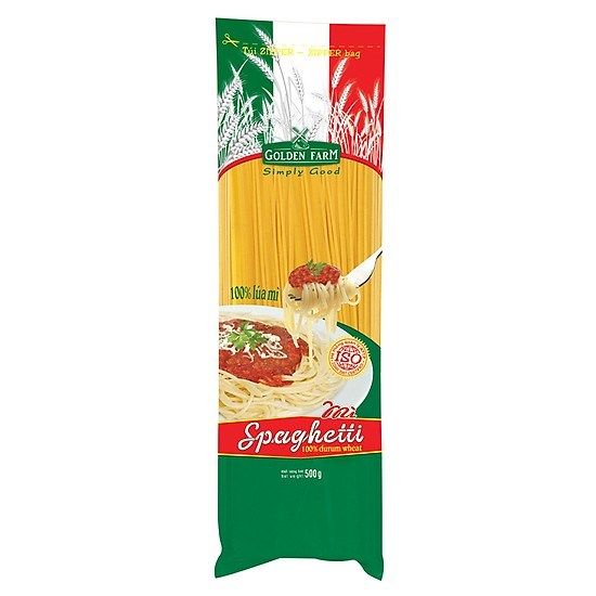 Mì Ý Spaghetti Golden Farm 500g
