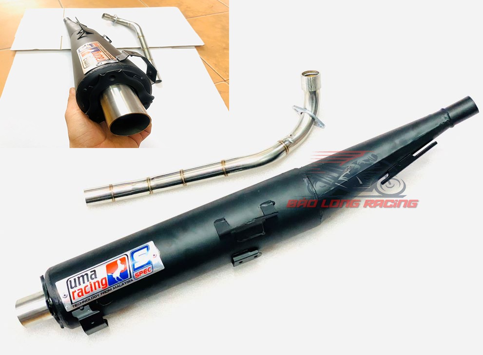 Pô UMA Đít INOX gắn Sirius,Jupiter Móc hơi PXL âm thanh ẤM và Hay