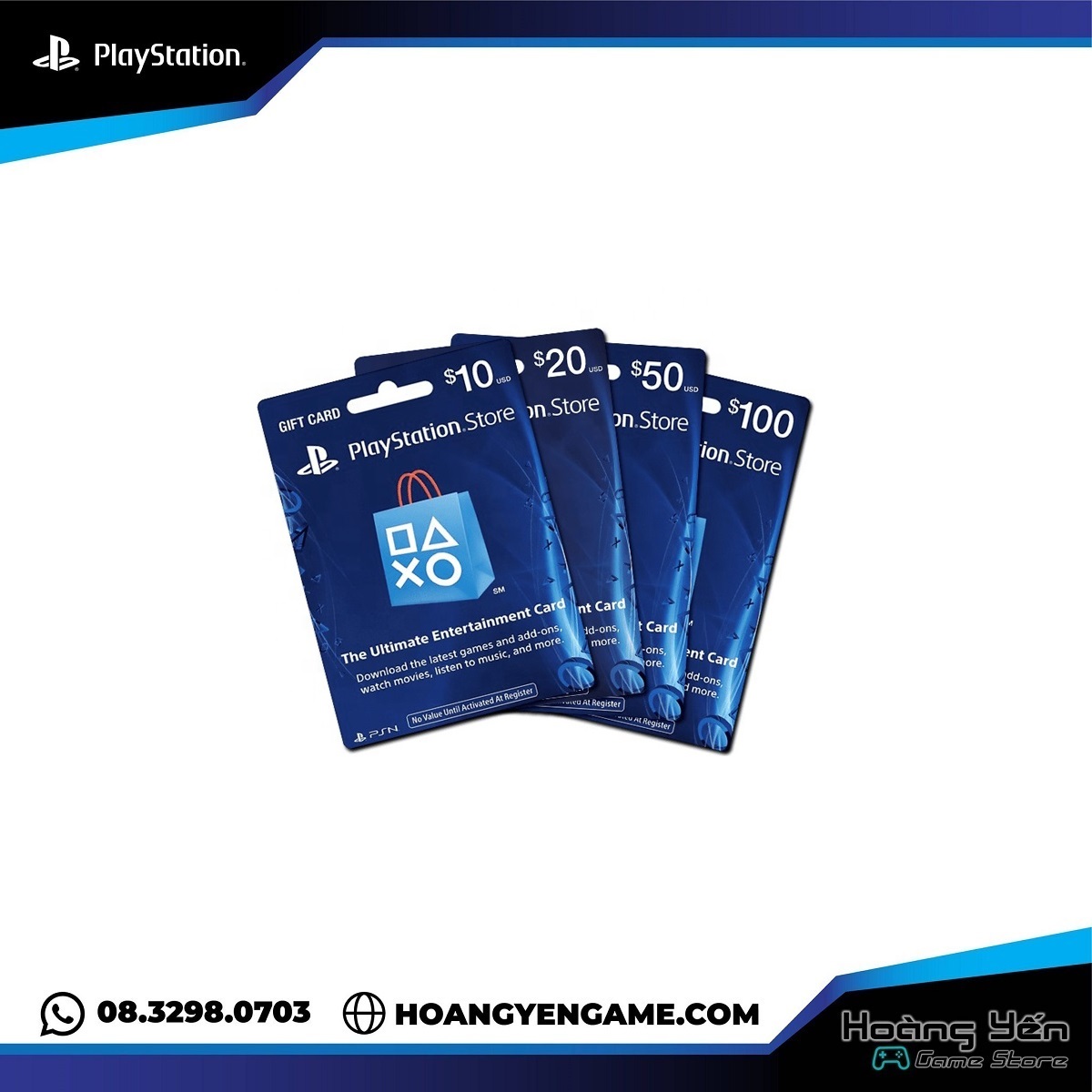 Thẻ psn hệ us