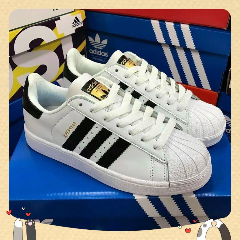 Giày Adidasss Superstar Das Sò 3 Màu Kem, Hồng, Xanh, Giày thể thao Adidas Sò Trắng Đen bản Classic cực xinh full box