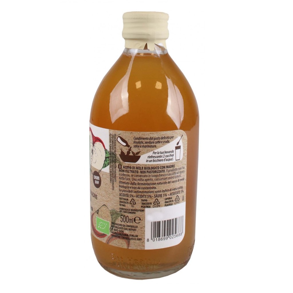 Giấm Táo hữu cơ (Có giấm cái) ProBios 500ml