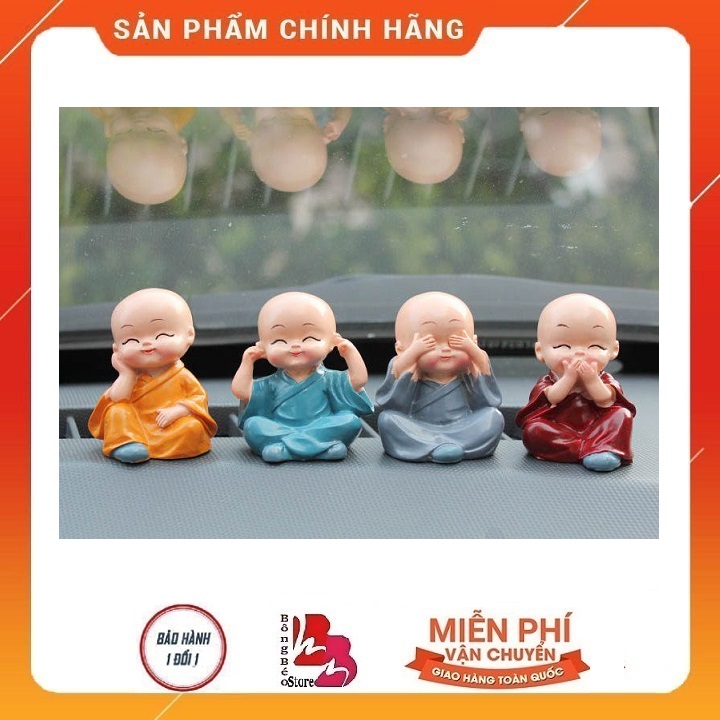 [HCM]Bộ Tượng 4 Chú Tiểu Tứ Không
