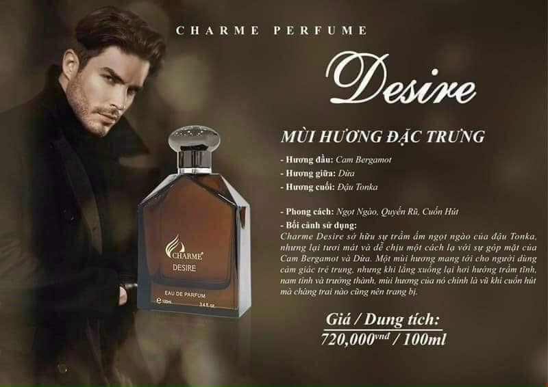 Nước hoa Charme_Desire 100ml