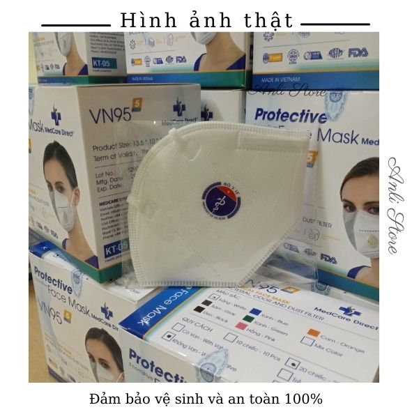 Khẩu trang N95 logo Bộ Y Tế/Khẩu trang 5 lớp - MEDCARE DIRECT