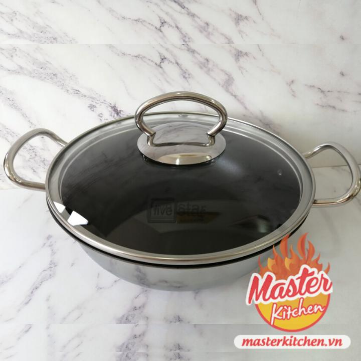 [HCM]Nồi Kho Cá 3 Đáy Chống Dính Fivestar 20cm