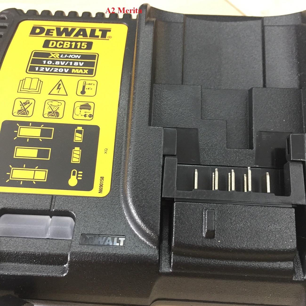 Đế sạc pin Dewalt DCB115-KR 10.8V-18V