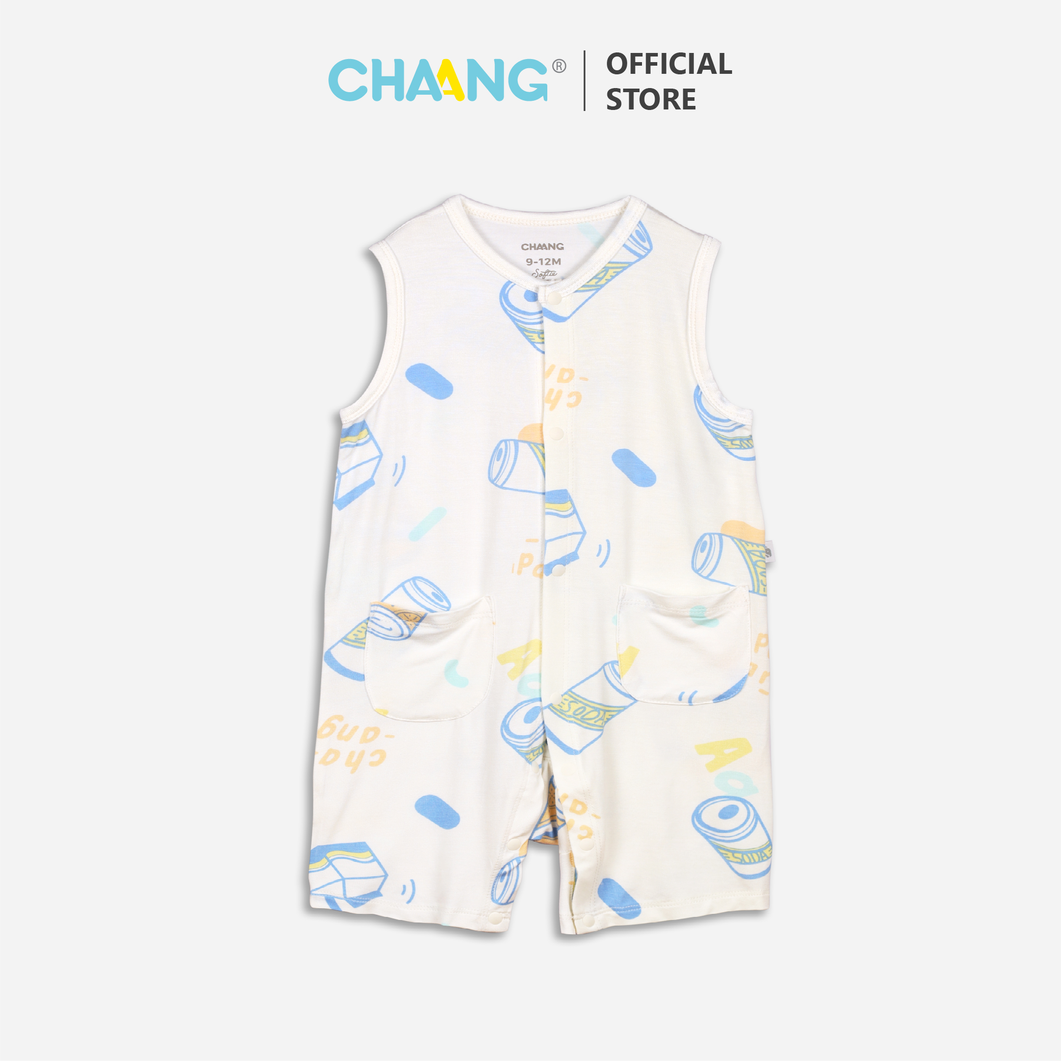 [CHAANG] Bodychip cộc cúc chéo Pool Party Chaang