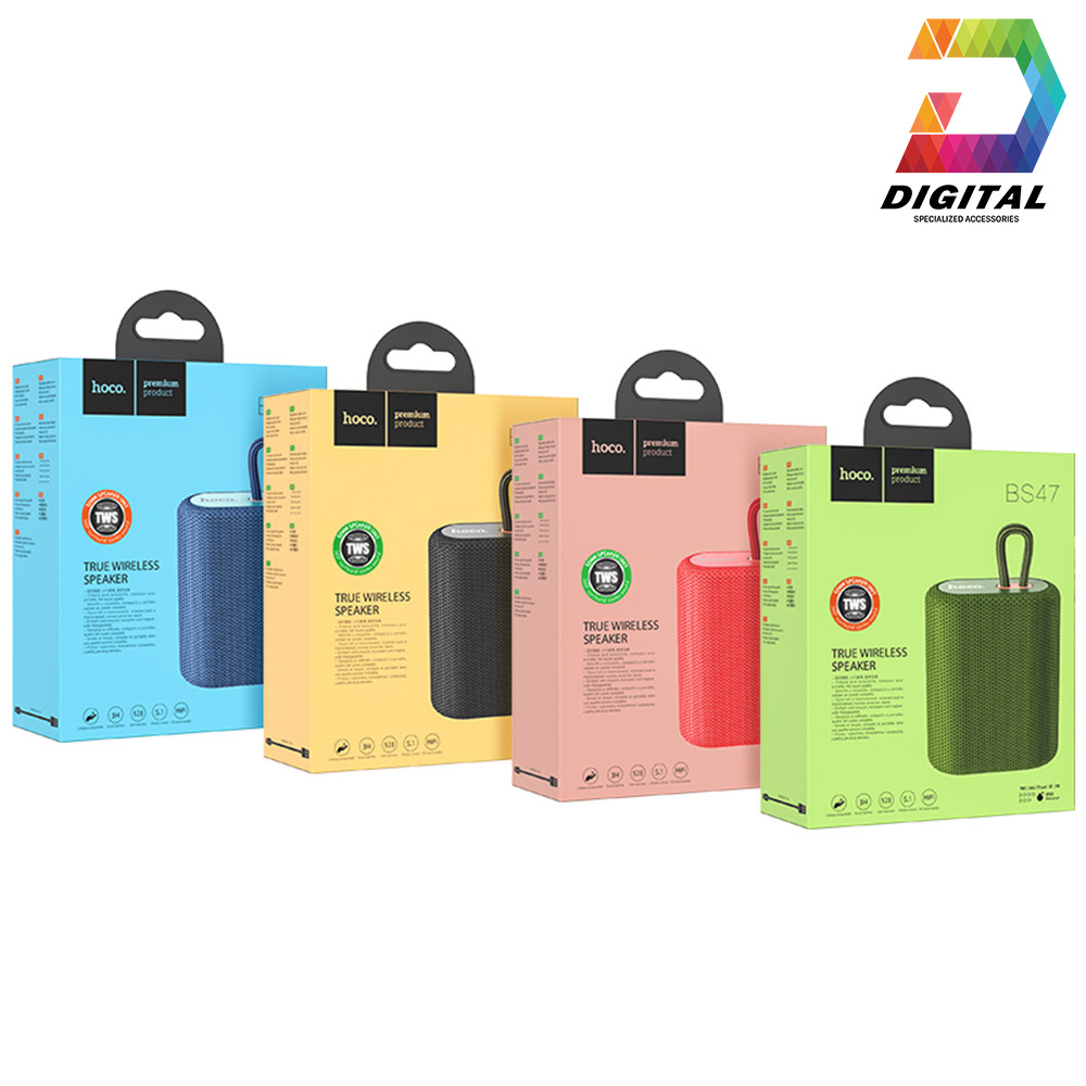 Loa Bluetooth Mini Hoco BS47 Wireless V5.0 Chống Nước IPX5 Chính Hãng
