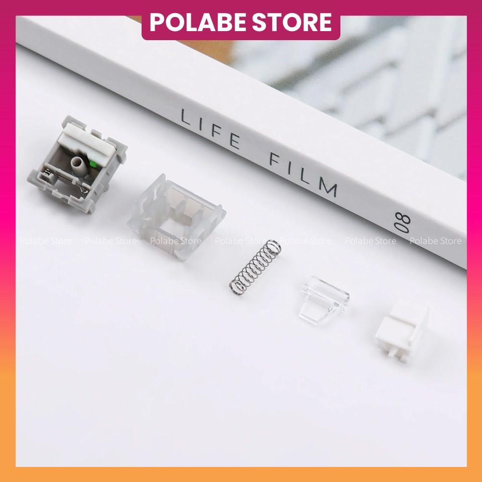 Công tắc Kailh Box White clicky switch bàn phím cơ Click Bar Kailh switch - Polabe Store