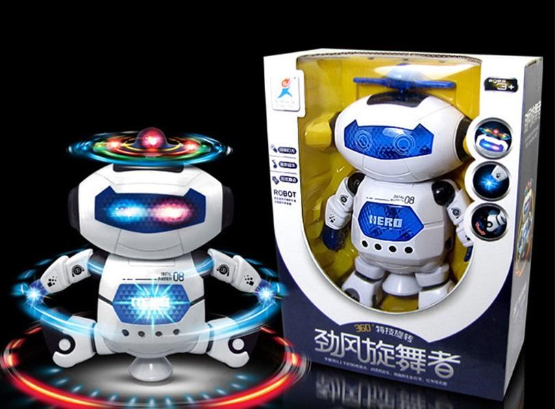 Robot Thông Minh Xoay 360 Độ Vui Nhộn