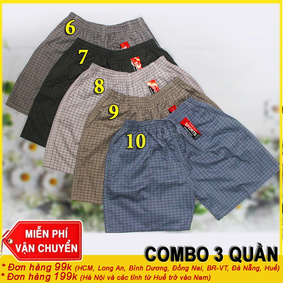 [HCM]COMBO 3 Quần đùi thể thao Nam mặc nhà XB01