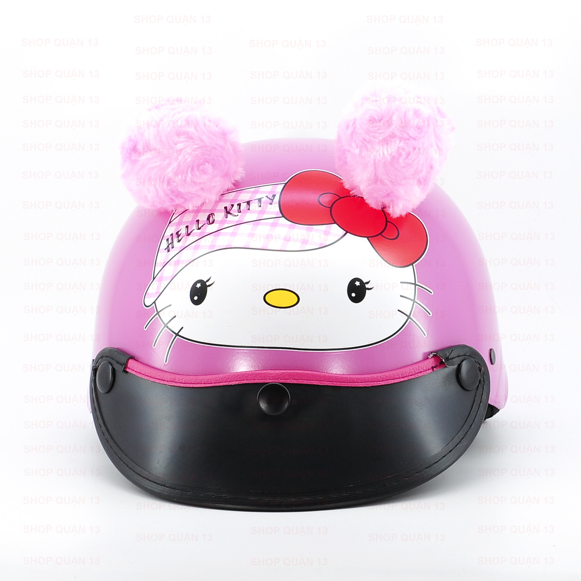 [Chính Hãng] Mũ Bảo Hiểm 3D Hình Pikachu, Doremon, Mèo Kitty, Gấu Nâu - Nhiều Màu Sắc, Có Size Người Lớn và Trẻ Em [Voucher Freeship Max]