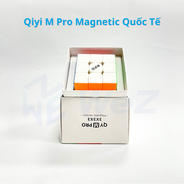 Qiyi 2023 M Pro 3x3 stickerless Magnetic/Maglev cube - Wez toys