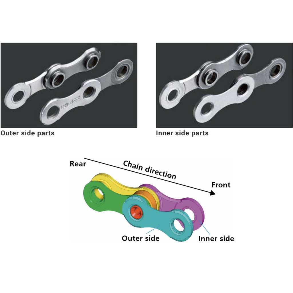 Sên (xích) xe đạp Shimano Deore CN-HG54 10 tốc độ