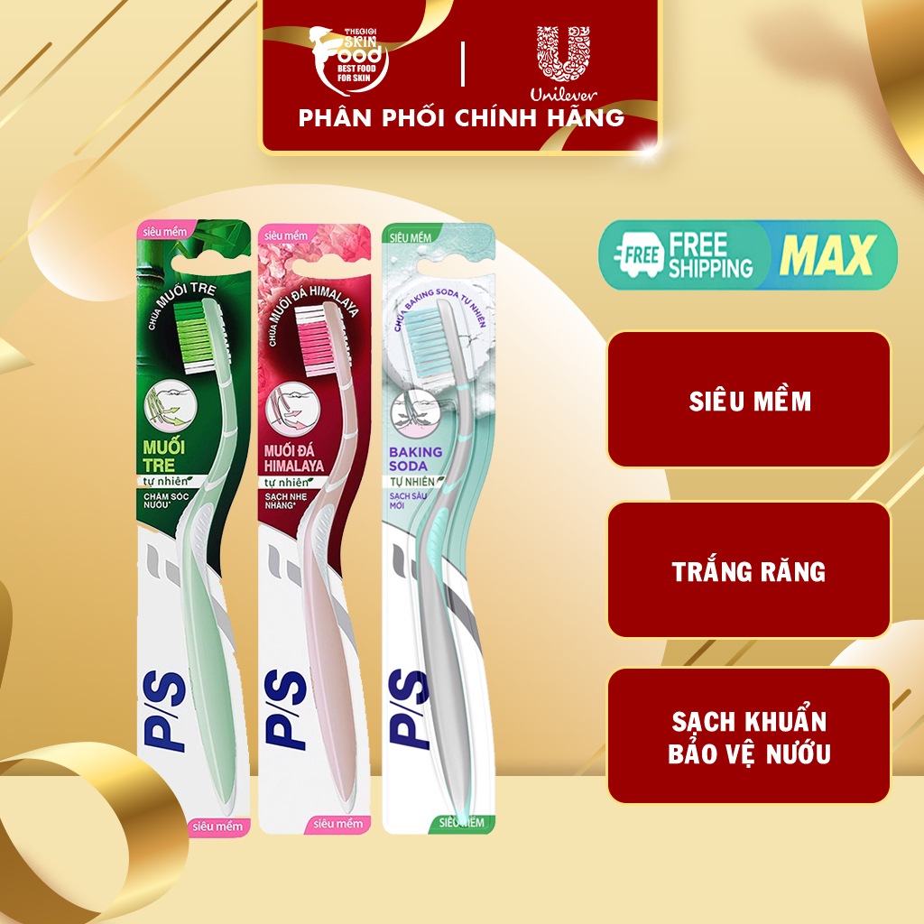 Bàn Chải Đánh Răng Sạch Khuẩn, Trắng Răng P/S