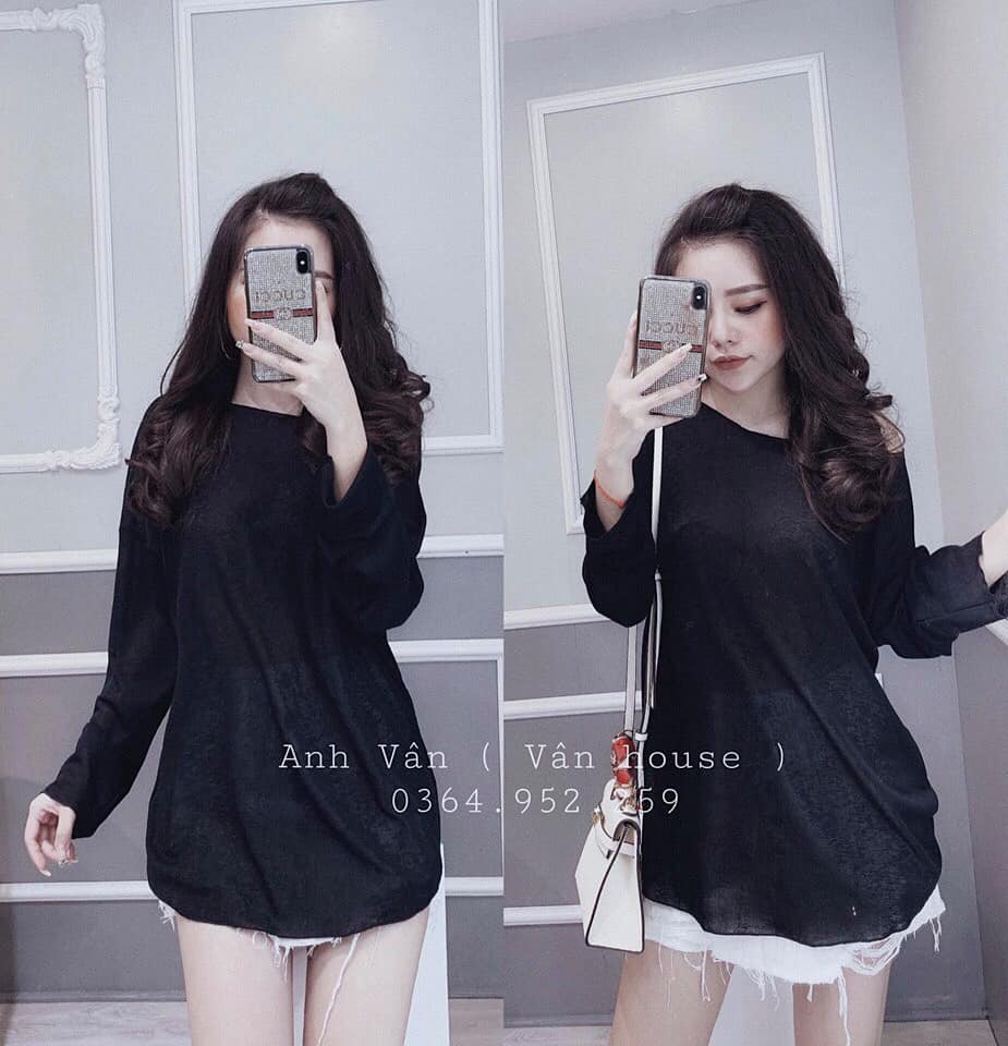 (MỚI) ÁO LEN GIẤY LỆCH VAI NỮ CỰC ĐẸP, MINHQUANG2017