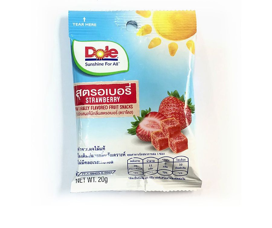 Kẹo trái cây vị dâu Dole 20g