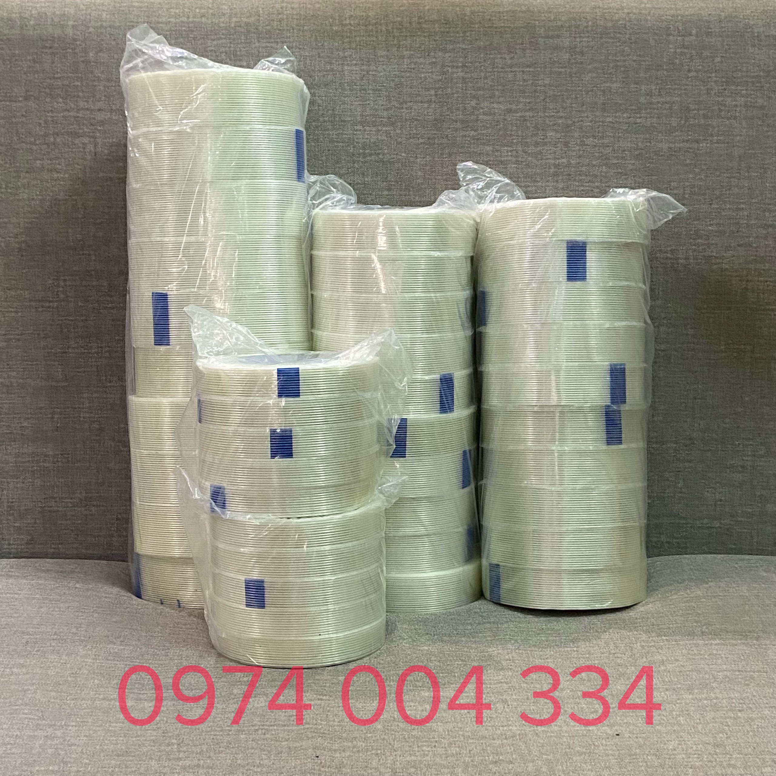Băng keo sợi thủy tinh 20mm, 30mm, 40mm