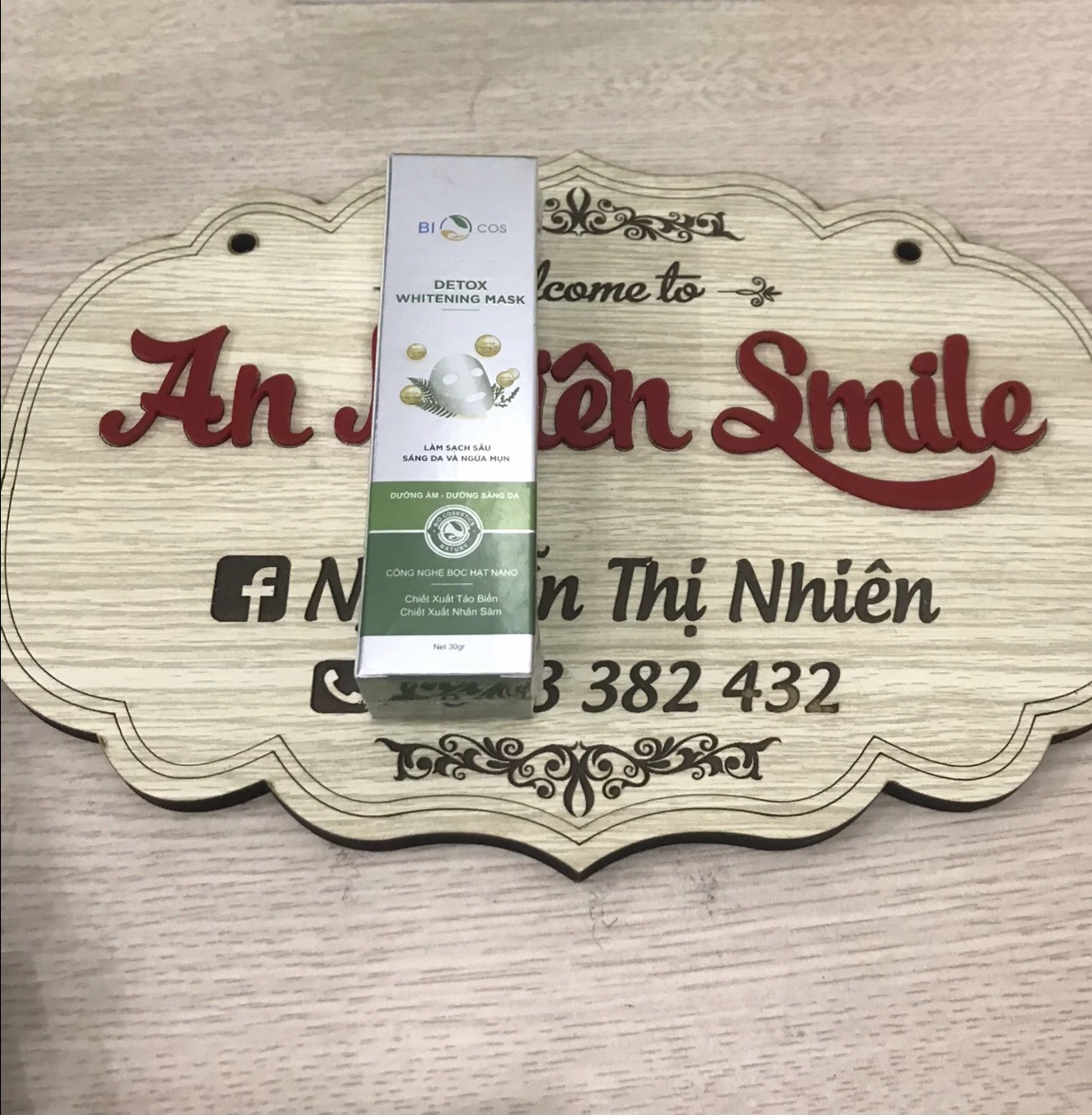 Mặt nạ thải độc Biocos Detox Whitening Mask
