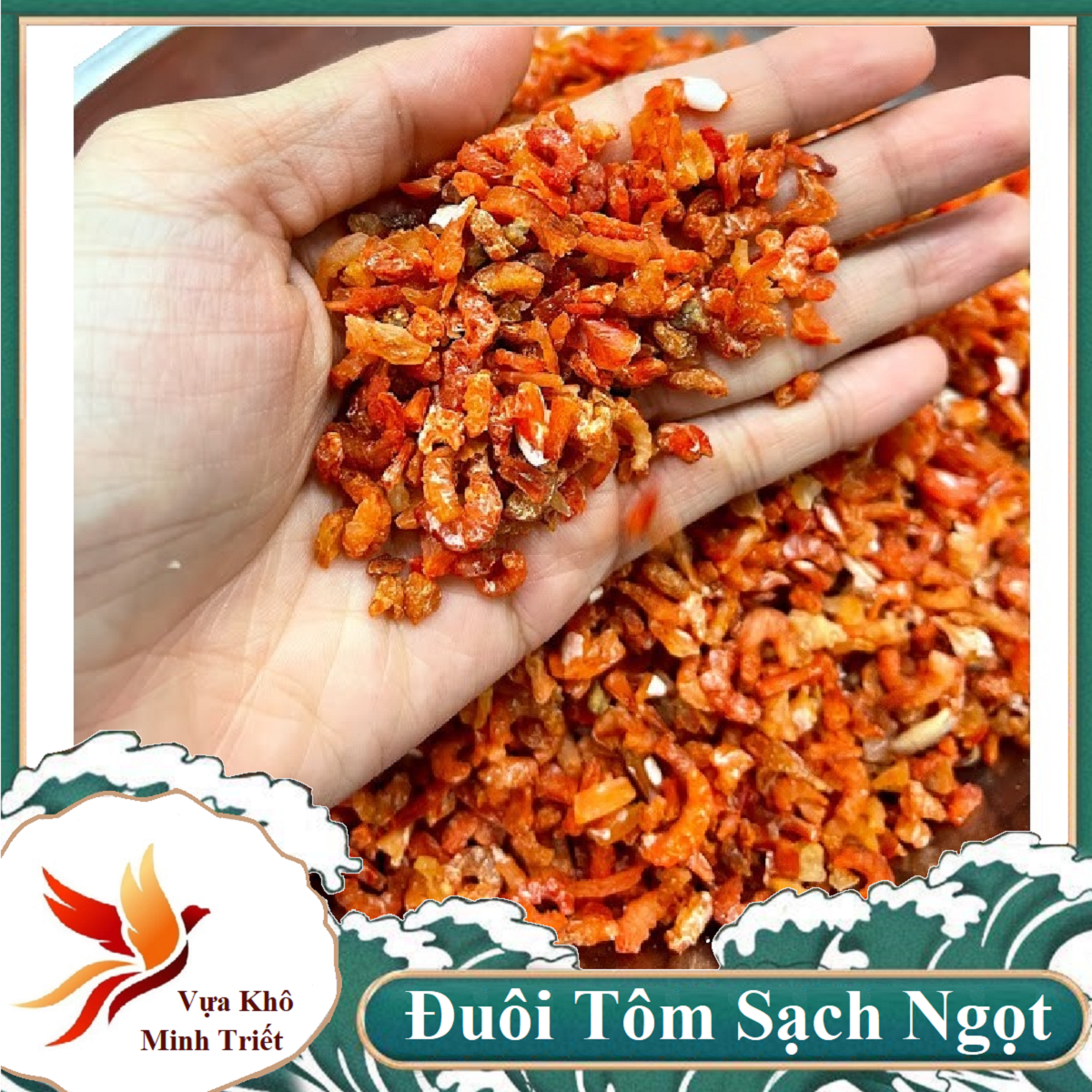 ĐUÔI TÔM KHÔ VỊ RẤT NGON 500gr  ĐUÔI TÔM VỰA KHÔ MINH TRIẾT NGON NGỌT CÀ MAU