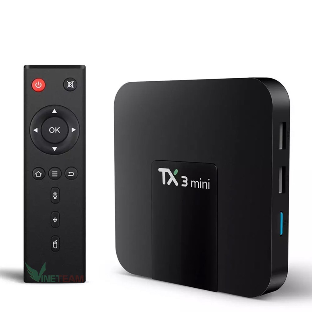 Androi TV Box TX3 mini, TV Box 2gb ram và 16G bộ nhớ✔Wifi 2 băng tần 5GHZ ,Chipset xịn S905W phiên bản mới 2022 -dc4242