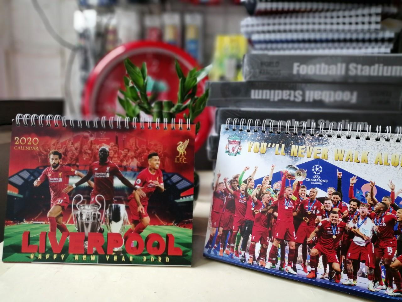 Lịch để bàn âm dương Liverpool 2020