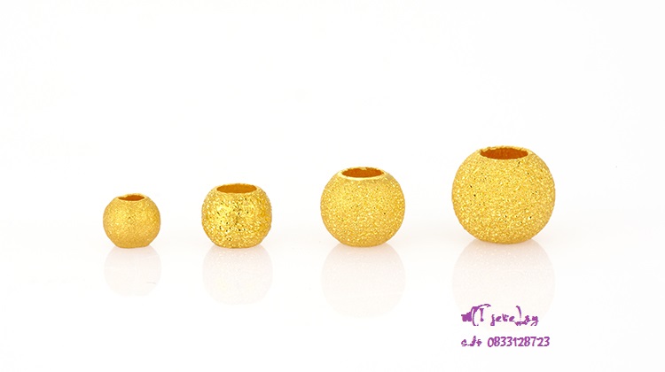 Charm Bi tròn vàng 24k