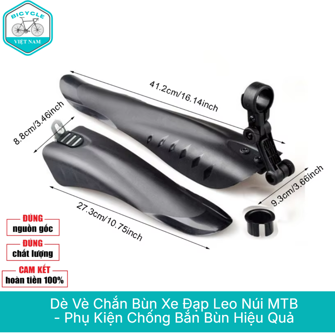 Mtb Mountain Bike Mudguard – Effective Anti-Splash Accessories, Sporty Design