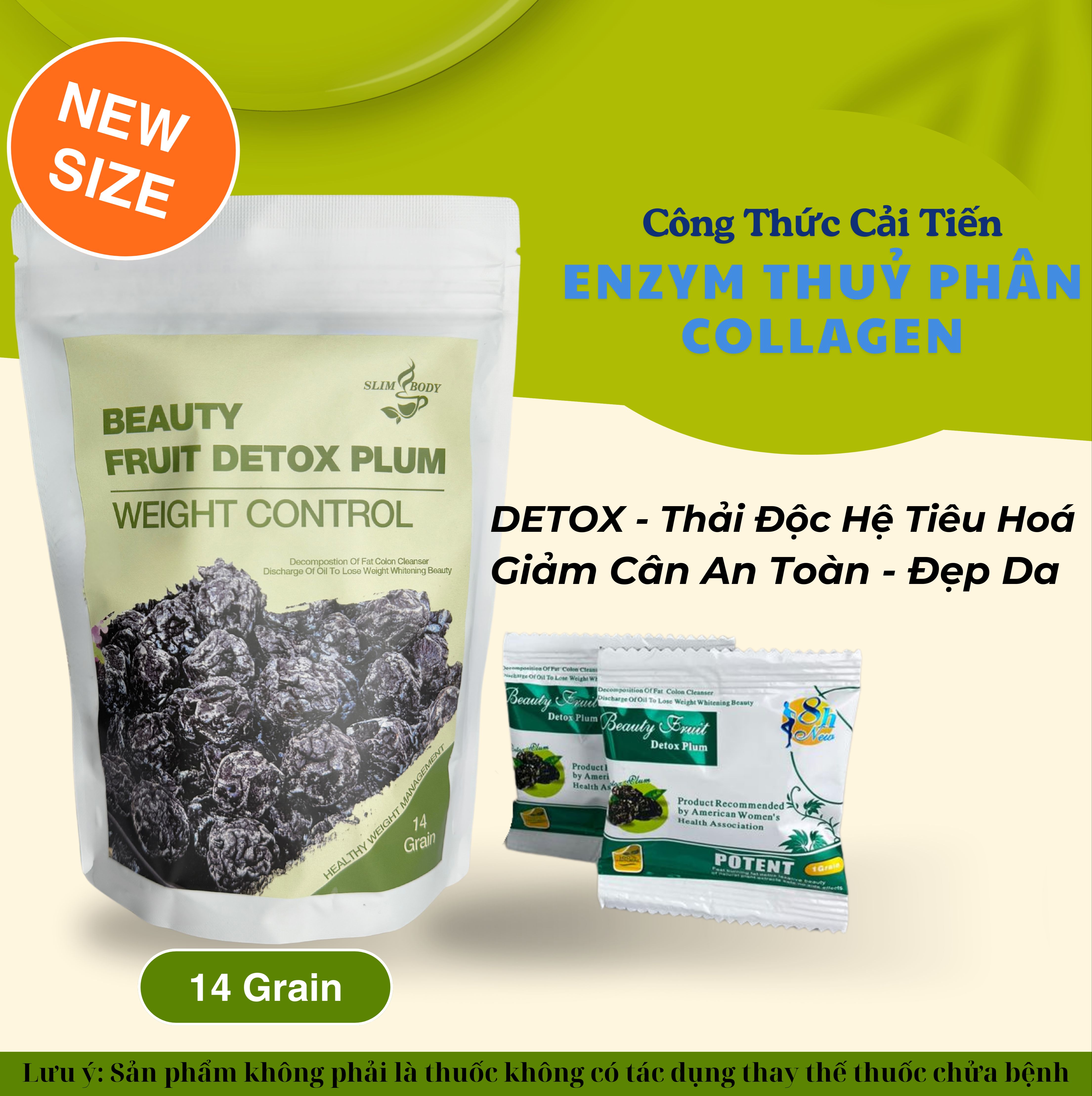 Giảm Cân Mận Detox Japan