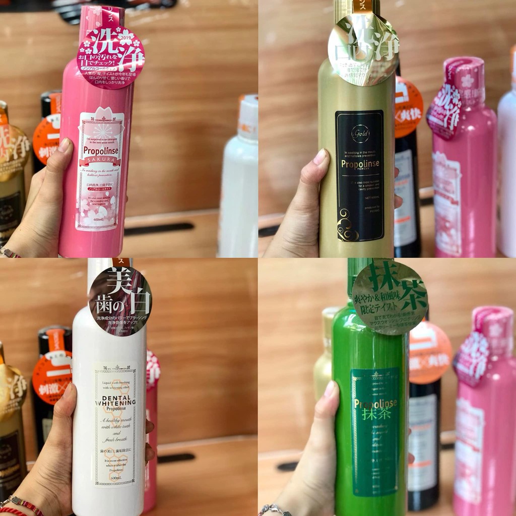 Nước súc miệng Propolinse 600ml nội địa Nhật