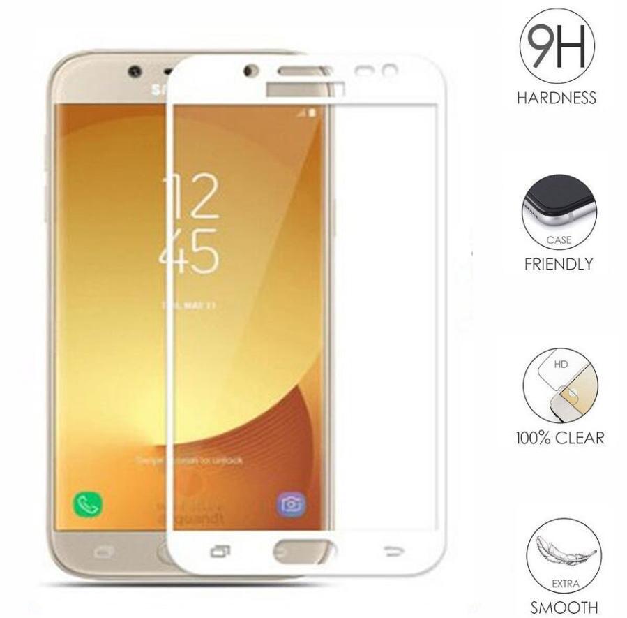 Cường lực full màn Samsung Galaxy J3 Pro (Trắng)