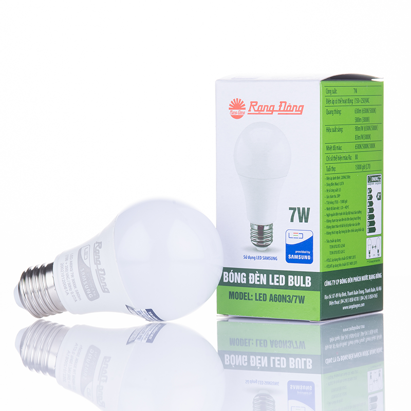 Bóng đèn Led bulb tròn A60N3 7W