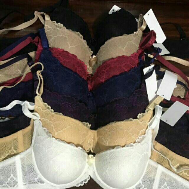 Áo ngực ren cotton mút vừa