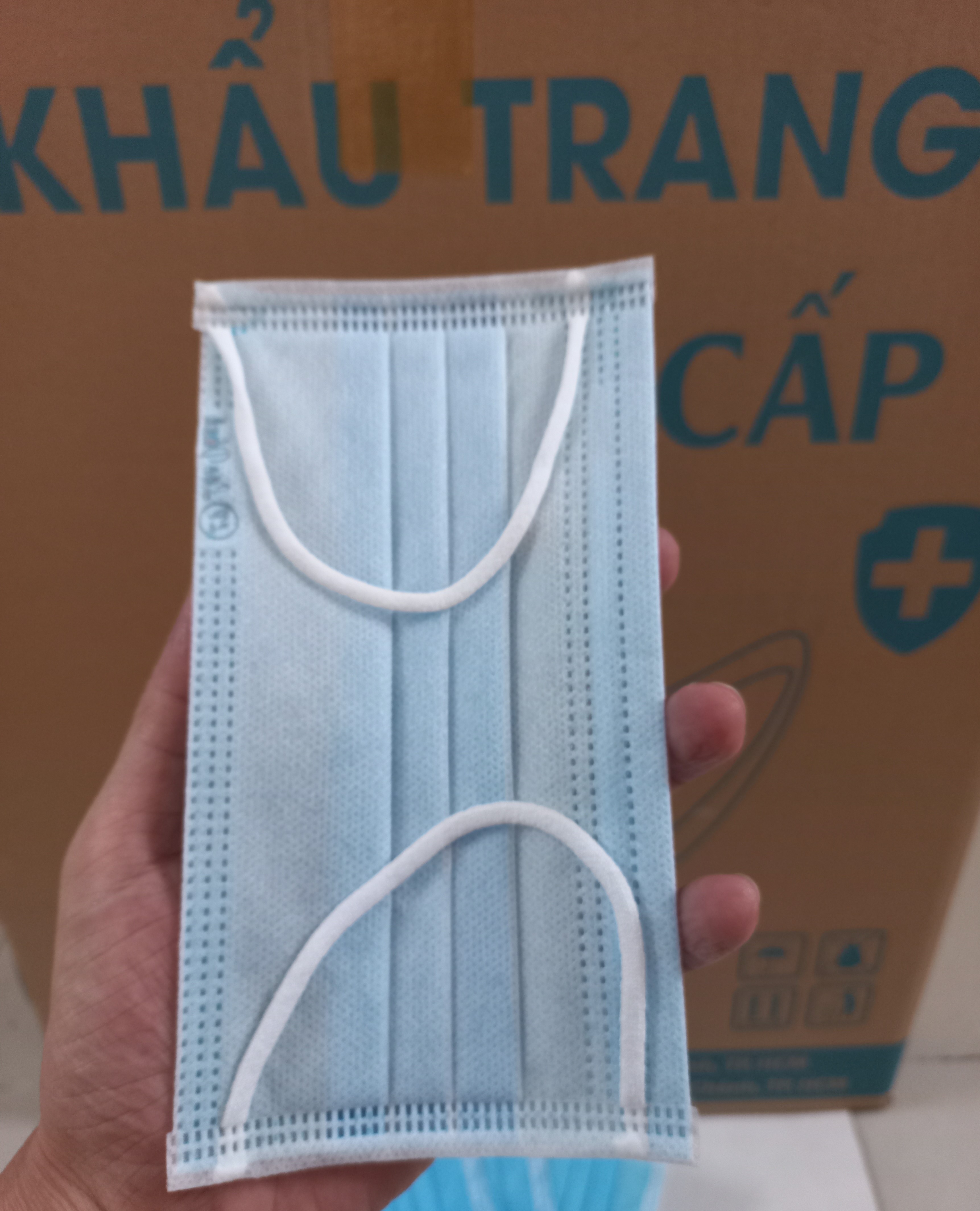 2 hộp Khẩu Trang Y Tế Kháng Khuẩn 4 lớp (Hộp 50 cái)
