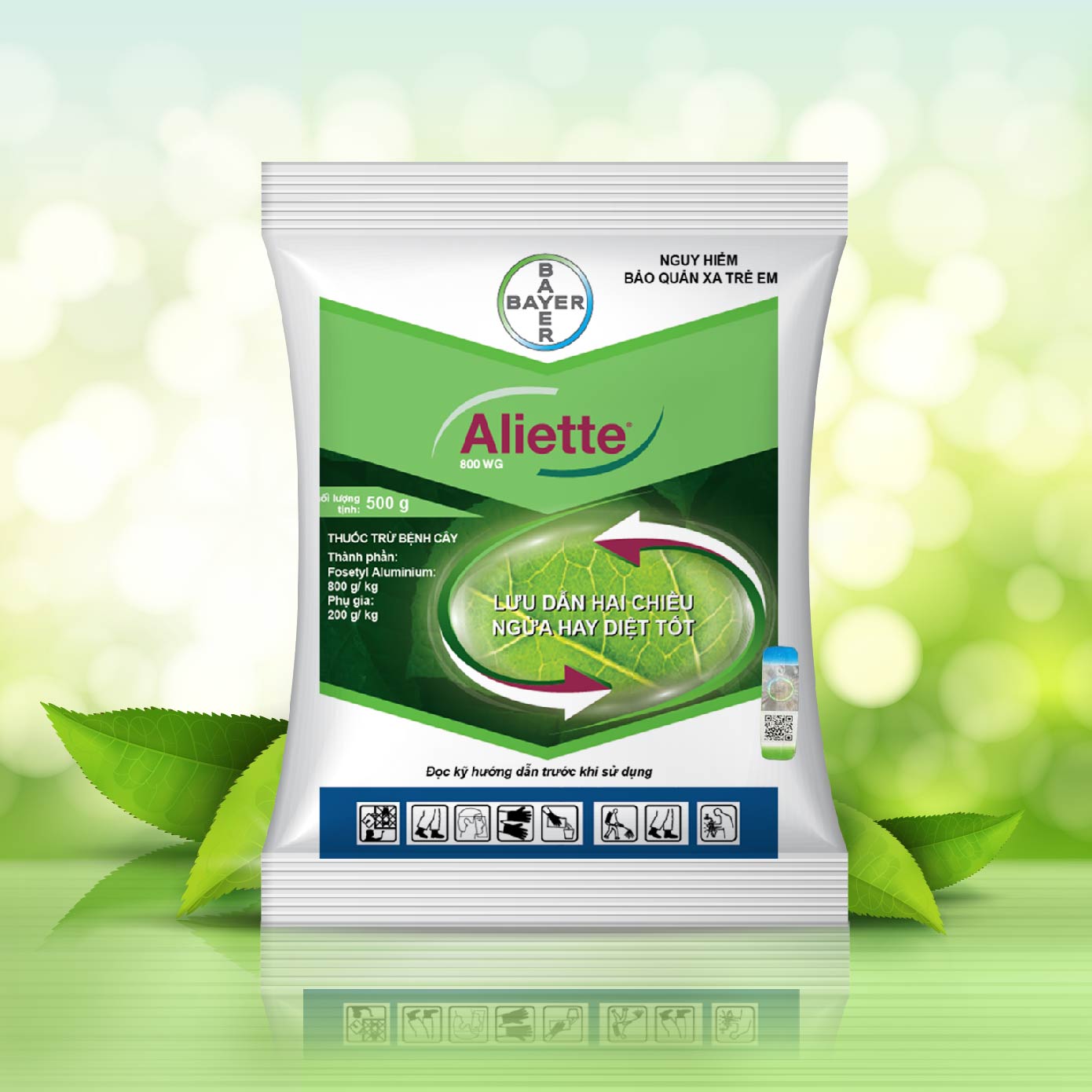 Thuốc trừ nấm bệnh aliette 80wg, thối gốc - thối rễ - Mai Huy